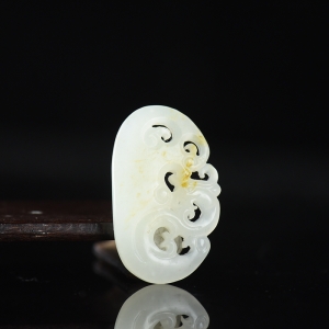 籽料和田白玉凤凰吊坠