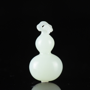 籽料和田白玉福禄吊坠