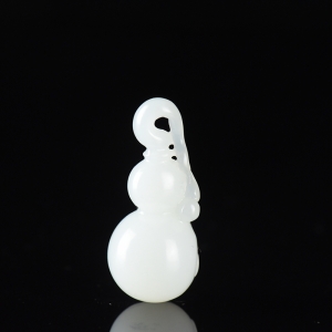 籽料和田白玉葫芦吊坠