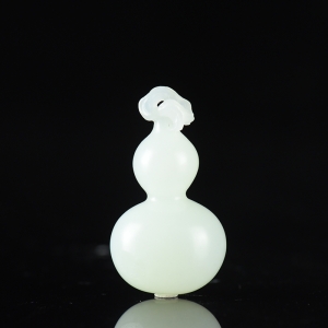 籽料和田白玉福禄吊坠