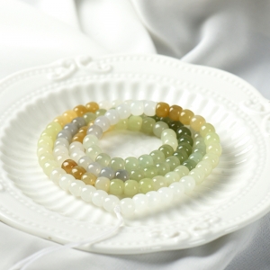 山料和田玉多宝老形珠108佛珠