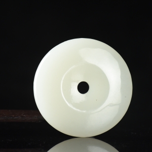 山料和田白玉平安扣吊坠