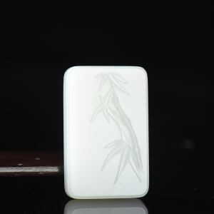 山料和田白玉节节高吊坠