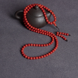 7.5mm沙丁珊瑚108佛珠