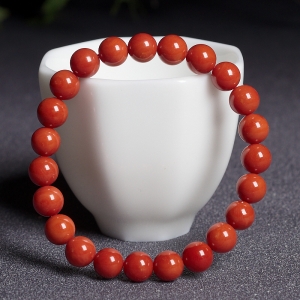 8.5mm沙丁珊瑚单圈手串