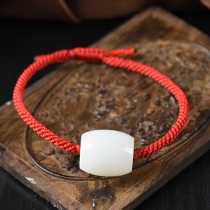 山料和田白玉路路通手绳