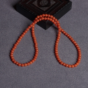 7mm冰红南红108佛珠