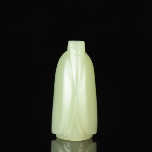 山料和田青白玉翁仲吊坠