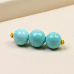 高瓷蓝色绿松石配件套装