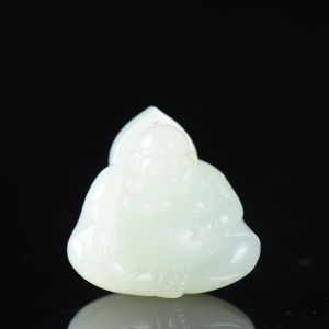 山料和田白玉弥勒佛吊坠