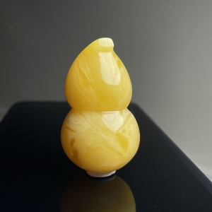 白花蜜蜜蜡葫芦吊坠