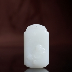 山料和田白玉弥勒佛吊坠