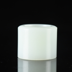 山流水料和田白玉扳指