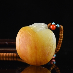 籽料和田玉龙龟手把件