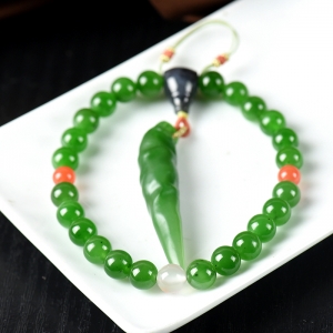 山料和田碧玉手持