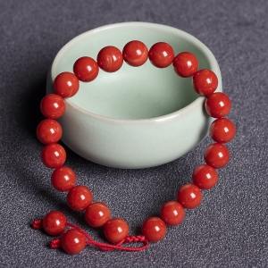 8.5mm沙丁珊瑚单圈手串