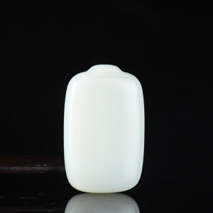 山流水料和田白玉无事牌吊坠