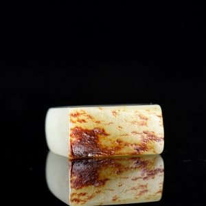 籽料和田白玉扳指