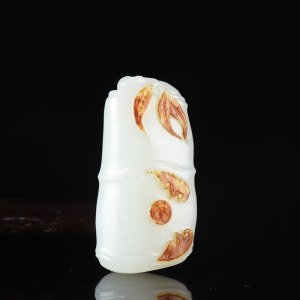 山料和田白玉节节高吊坠