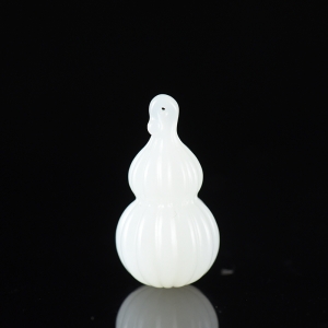 籽料和田白玉福禄吊坠