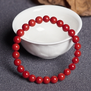 6.5mm沙丁珊瑚单圈手串