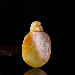 籽料和田玉龙龟吊坠