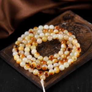 6mm籽料和田玉108佛珠