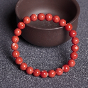 7mmMOMO珊瑚单圈手串