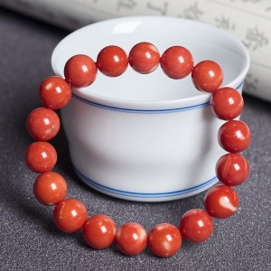 10.5mmMOMO珊瑚单圈手串