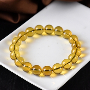 10.5mm蓝珀琥珀单圈手串