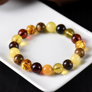 10mm琥珀多宝单圈手串