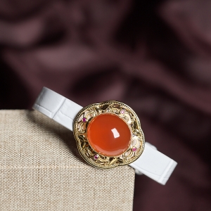 18K冰红南红吊坠/表带两用款