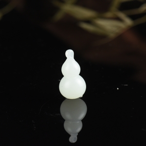 籽料和田白玉福禄吊坠