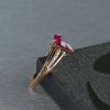 金镶钻碧玺戒指-红掌柜