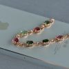 巴西彩色碧玺手链 - 红掌柜