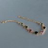 K金镶钻天然巴西彩色碧玺手链 - 红掌柜