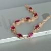 巴西彩色碧玺手链 - 红掌柜