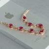 巴西彩色碧玺手链 - 红掌柜