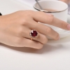 巴西红碧玺戒指-红掌柜