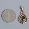 天然绿色碧玺吊坠 - 红掌柜