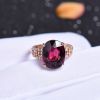 巴西红碧玺戒指-红掌柜珠宝