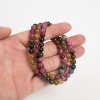 天然巴西多色碧玺多圈手串-红掌柜