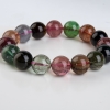 多色碧玺单圈手串-红掌柜
