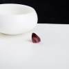 天然卢比莱色碧玺水滴戒面-红掌柜