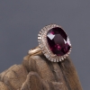 巴西天然红色碧玺戒指-红掌柜