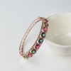 金镶钻碧玺手镯-红掌柜