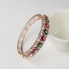 金镶钻碧玺手镯-红掌柜