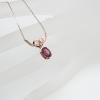 巴西碧玺锁骨链-红掌柜