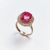 巴西红碧玺戒指-红掌柜