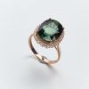 巴西绿碧玺戒指-红掌柜